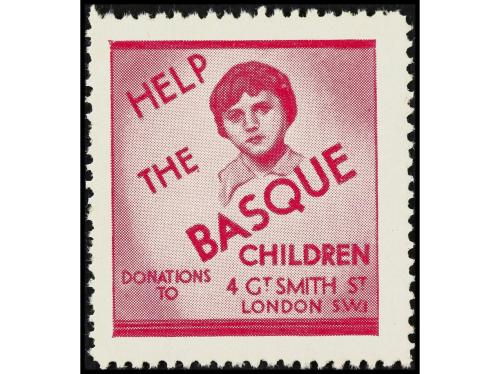 ESPAÑA GUERRA CIVIL. GG. 2587/9. HELP THE BASQUE CHILDREN. S