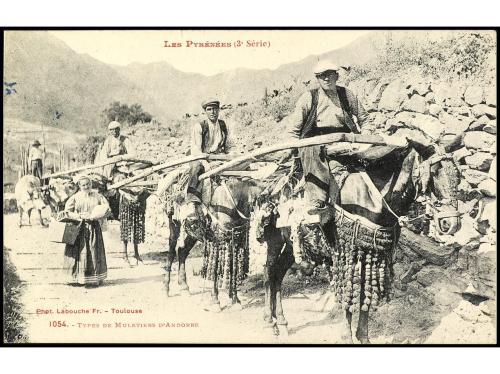 ✉ COLONIAS ESPAÑOLAS: ANDORRA. 1923 (ca). Tarjeta Postal de 
