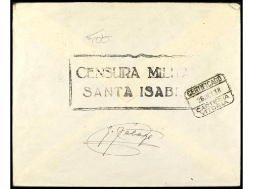 ✉ COLONIAS ESPAÑOLAS: GUINEA. Ed. 256/9. 1958. SANTA ISABEL 
