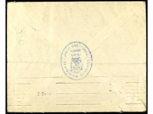 ✉ ESPAÑA GUERRA CIVIL. 1938. ZONA REPUBLICANA. LOCALES. TOME