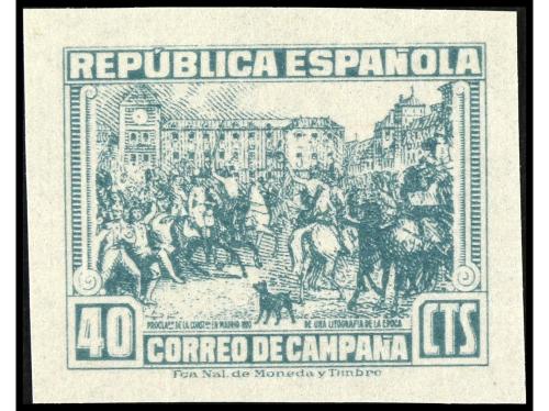 ** ESPAÑA. Ed. NE 46/55s. SERIE COMPLETA, 10 valores SIN DEN