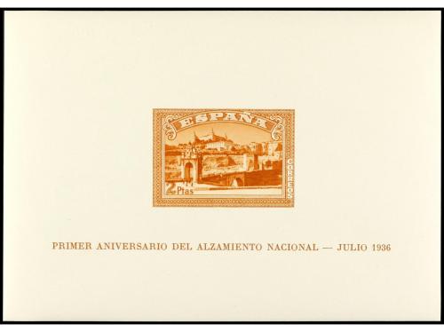 ** ESPAÑA. Ed. 836/7, 838/9. HB. dentadas y SIN DENTAR (esta