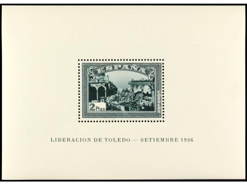 ** ESPAÑA. Ed. 836/7, 838/9. HB. dentadas y SIN DENTAR (esta