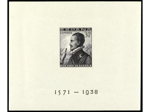 ** ESPAÑA. Ed. 862/3, 864/5. HB dentadas y SIN DENTAR (estas