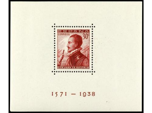** ESPAÑA. Ed. 862/3, 864/5. HB dentadas y SIN DENTAR (estas