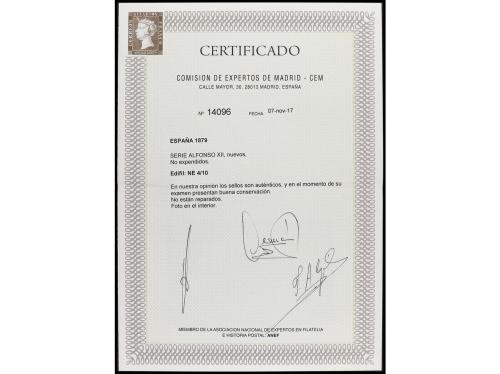 * ESPAÑA. Ed. NE 4/10. SERIE COMPLETA. 7 valores. Centados d