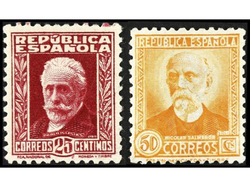** ESPAÑA. Ed. 655/61. SERIE COMPLETA, 13 valores. LUJO. MUY