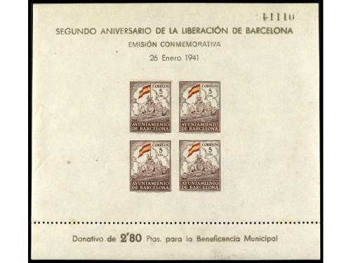 ** ESPAÑA: AYUNTAMIENTO DE BARCELONA. Ed. 29/30S. HB SIN DEN