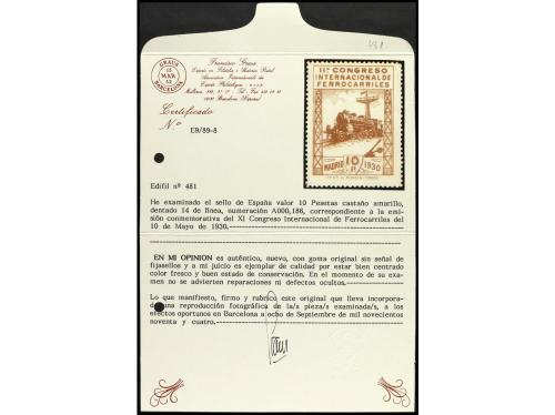 ** ESPAÑA. Ed. 469/82. SERIE COMPLETA, 14 valores. LUJO. 10 