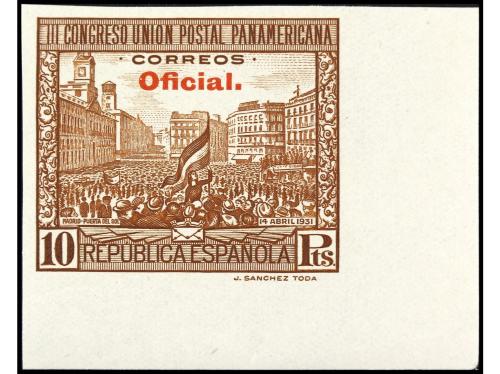 ** ESPAÑA. Ed. 620/9s. SERIE COMPLETA, 10 valores SIN DENTAR