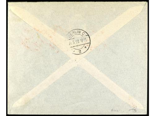 ✉ ITALIA. 1928. CORREO AÉREO. VIAGGIO INAUGURALE/POSTA AEREA