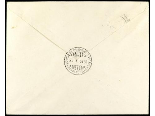 ✉ PERU. 1928. CORREO AÉREO. PRIMER CORREO AEREO/PERU-ECUADOR