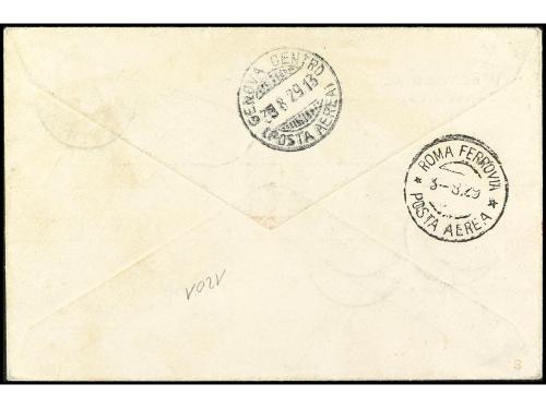 ✉ VATICANO. 1929. CORREO AÉREO. 1º SERVIZIO AEREO-POSTALE/CI