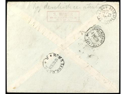 ✉ VATICANO. 1929. CORREO AÉREO. VOLO INAUGURALE/LINEA AEREA 