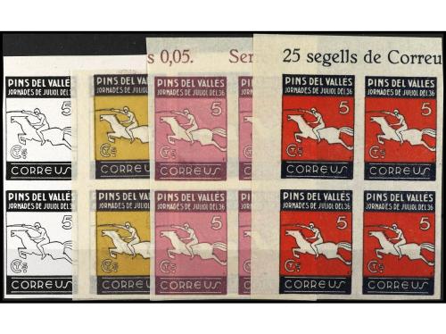 (*) ESPAÑA GUERRA CIVIL. ZONA REPUBLICANA. PINS DEL VALLÉS (