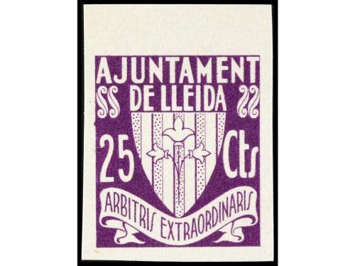 * ESPAÑA GUERRA CIVIL. ZONA REPUBLICANA. LLEIDA. 7 valores m
