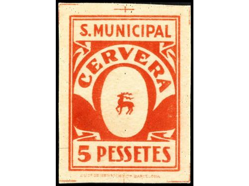 (*) ESPAÑA GUERRA CIVIL. ZONA REPUBLICANA. CERVERA (Lérida).