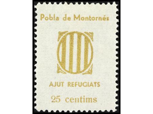 * ESPAÑA GUERRA CIVIL. ZONA REPUBLICANA. POBLA DE MONTORNÉS 
