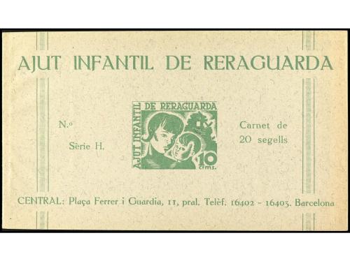 ** ESPAÑA GUERRA CIVIL. GG. 2287/8. AJUT INFANTIL DE RERAGUA