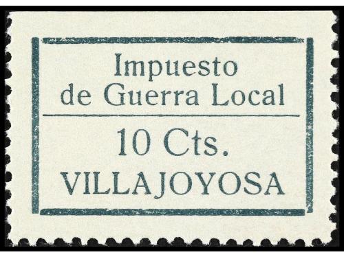 (*) ESPAÑA GUERRA CIVIL. ZONA REPUBLICANA. VILLAJOYOSA (Alic
