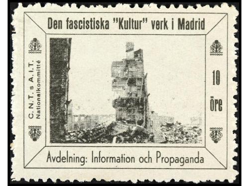 * ESPAÑA GUERRA CIVIL. GG. 2609/11. ZONA REPUBLICANA. Viñeta