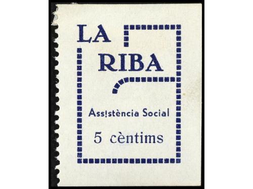 * ESPAÑA GUERRA CIVIL. RIBA, LA (Tarragona). 5 y 10 cts. Var