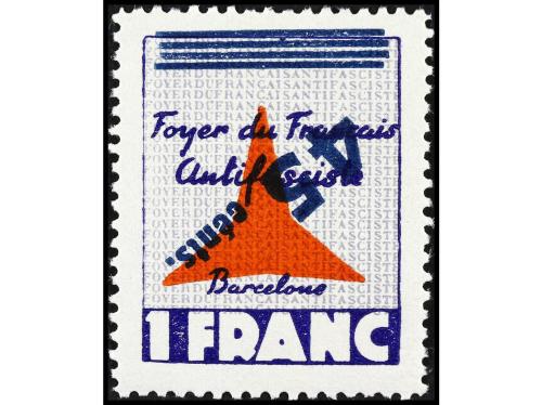 * ESPAÑA GUERRA CIVIL. FOYER DU FRANÇAIS ANTIFASCISTE. 6 val