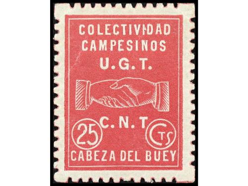 * ESPAÑA GUERRA CIVIL. ZONA REPUBLICANA. CABEZA DE BUEY (Bad