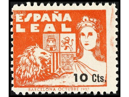 (*) ESPAÑA GUERRA CIVIL. ZONA REPUBLICANA. BARCELONA, 10 val