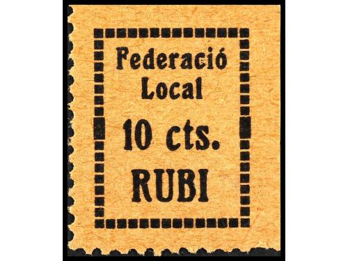 (*) ESPAÑA GUERRA CIVIL. ZONA REPUBLICANA. RUBÍ. (Barcelona)