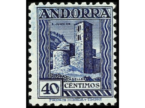 * COLONIAS ESPAÑOLAS: ANDORRA. Ed. 28/44 sin 41. SERIE COMPL