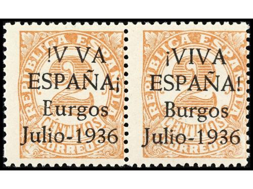 * ESPAÑA E. LOCALES PATRIOTICAS: BURGOS. Ed. 1/9hec + 1/9. S
