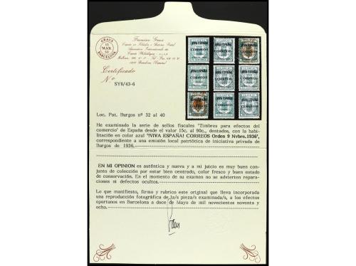 **/* ESPAÑA E. LOCALES PATRIOTICAS: BURGOS. Ed. 25/43. SERIE