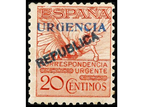 * ESPAÑA E. LOCALES REPUBLICANAS: MADRID. Ed. 8A/8B. 20 cts.