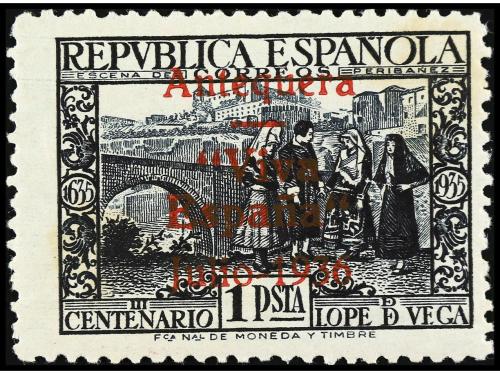* ESPAÑA E. LOCALES PATRIOTICAS: ANTEQUERA. Ed. 19/22. SERIE