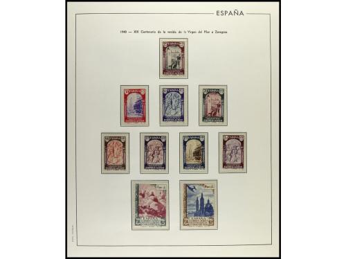 ESPAÑA. ESTADO ESPAÑOL. Colección en 6 álbumes Edifil de pie