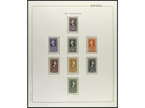ESPAÑA. ESTADO ESPAÑOL. Colección en 6 álbumes Edifil de pie