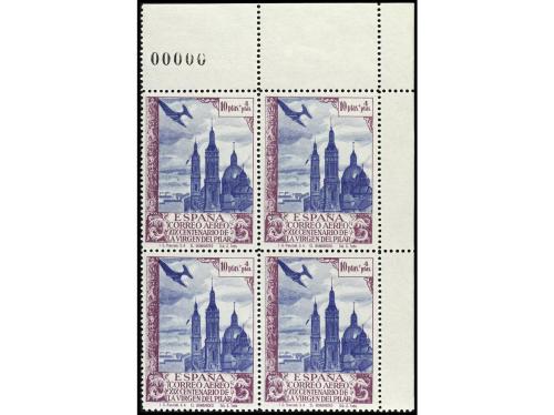 ** ESPAÑA. Ed. 912/13ccN (4). 4 y 10 pts. COLORES CAMBIADOS.