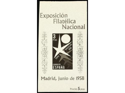 (*) ESPAÑA. Ed. 1222/23M. 2 HB impresión en OFFSET en negro.