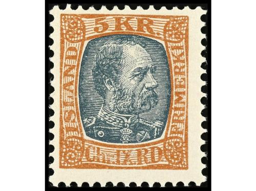 ** ISLANDIA. Yv. 34/46. 1902-04. CHRISTIAN IX. Serie complet