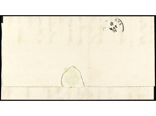 ✉ ESPAÑA. Ed. 105 (5). 1871. PALMA DE MALLORCA a BARCELONA. 