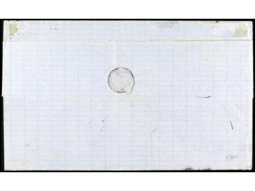 ✉ ESPAÑA. Ed. 119, 122 (3). 1872. MADRID a BURDEOS. 12 cts. 