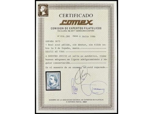 */° ESPAÑA. Ed. 143/170. 1874-75. Colección stock montada en