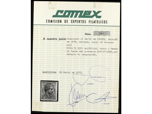 */° ESPAÑA. Ed. 173/212. 1876-82. Colección stock montado en