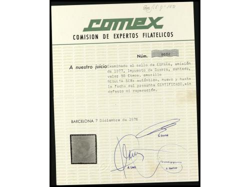 */° ESPAÑA. Ed. 173/212. 1876-82. Colección stock montado en