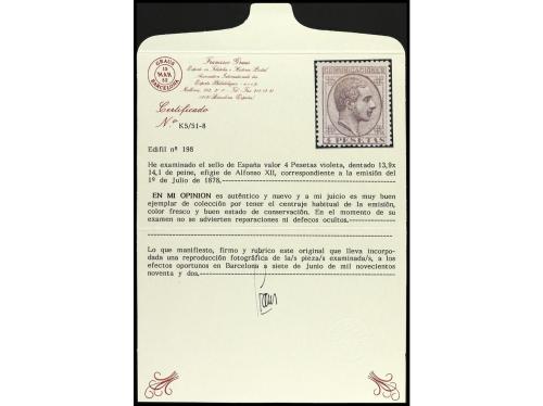 */° ESPAÑA. Ed. 173/212. 1876-82. Colección stock montado en