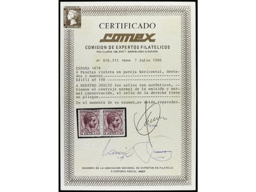 */° ESPAÑA. Ed. 173/212. 1876-82. Colección stock montado en