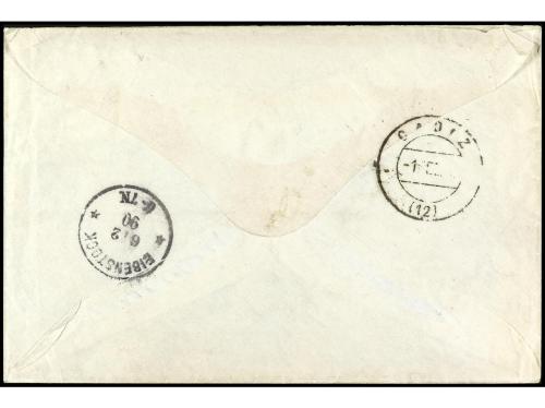 ✉ COLONIAS ESPAÑOLAS: MARRUECOS. Ed. 221. 1900. Sobre a ALEM