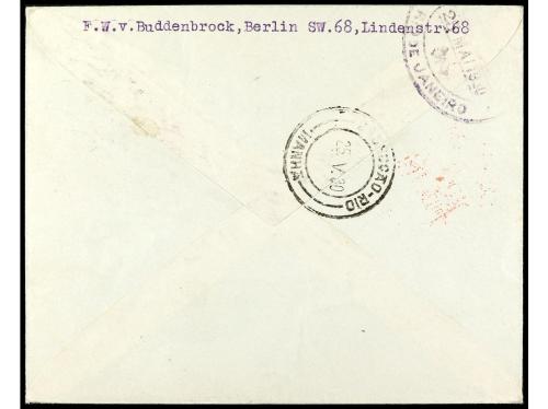 ✉ ESPAÑA. Ed. 322 (2). 1930. SEVILLA a RÍO DE JANEIRO por GR