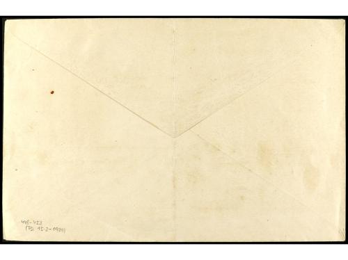 ✉ ESPAÑA. Ed. 448/53. 1929 (15 febrero). Sobre filatélico no